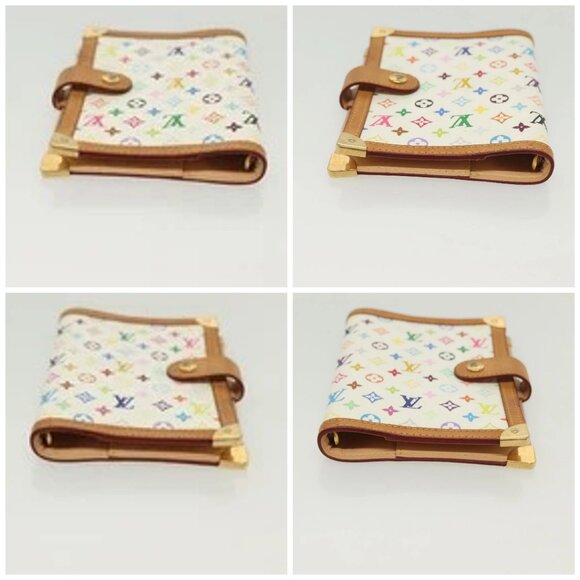 LOUIS VUITTON Multicolor Agenda PM Day Planner Cover White R21074 Auth 138936 - Picture 16 of 16